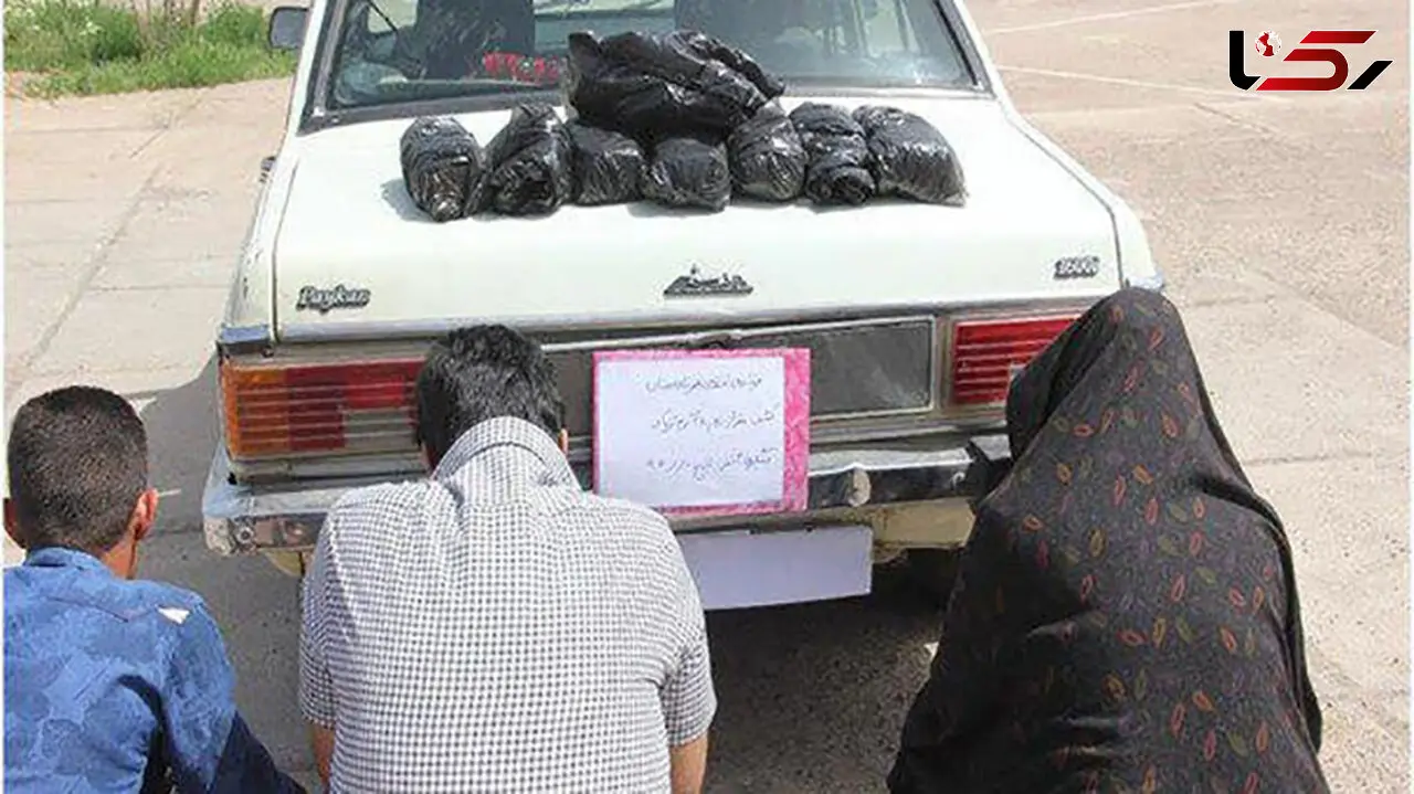 قاچاق مواد مخدر در پوشش خانوادگی در محور شیراز – یاسوج

