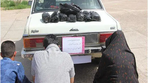 قاچاق مواد مخدر در پوشش خانوادگی در محور شیراز – یاسوج
