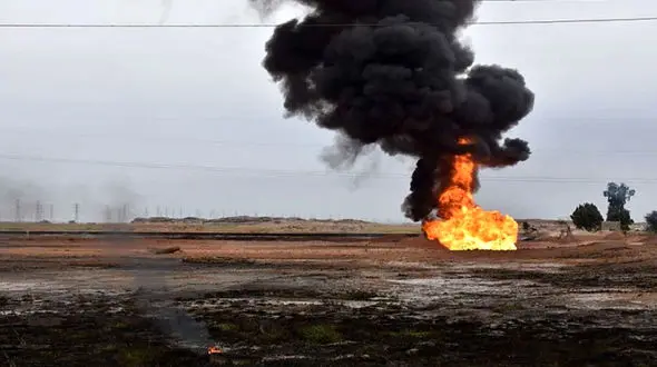 دزدان خط لوله انتقال نفت کوره را به آتش کشاندند + جزییات آتش سوزی مرگبار 