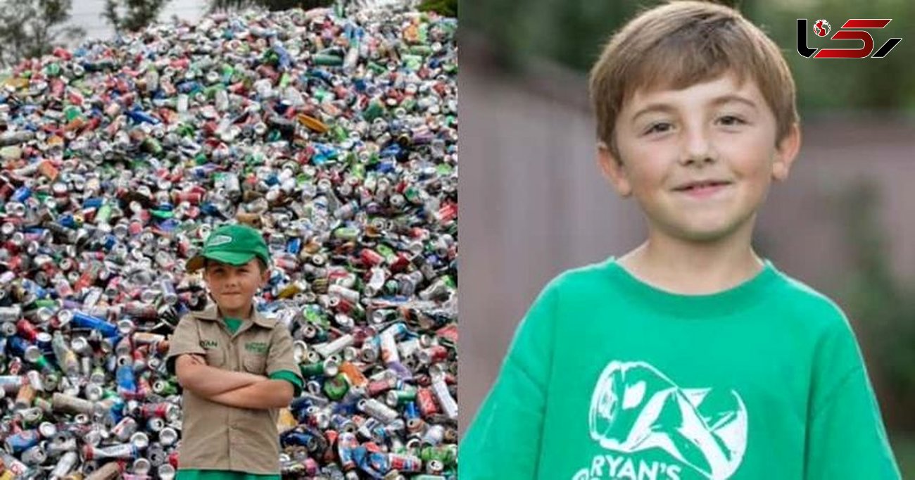 پسر 10 ساله ای که زباله ها را بازیافت می کند