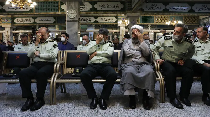 مراسم تشییع شهید میلاد خسروی
