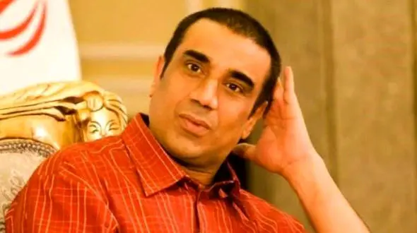 عکس همسر مو قرمز رادش / باور نمی کنید این خانم شیک همسر آقای بازیگر باشد!