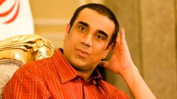 عکس همسر مو قرمز رادش / باور نمی کنید این خانم شیک همسر آقای بازیگر باشد!