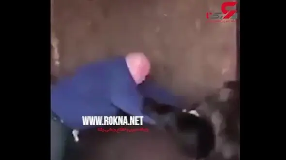 مبارزه وحشتناک مرد روس با خرس غول پیکر! + فیلم 