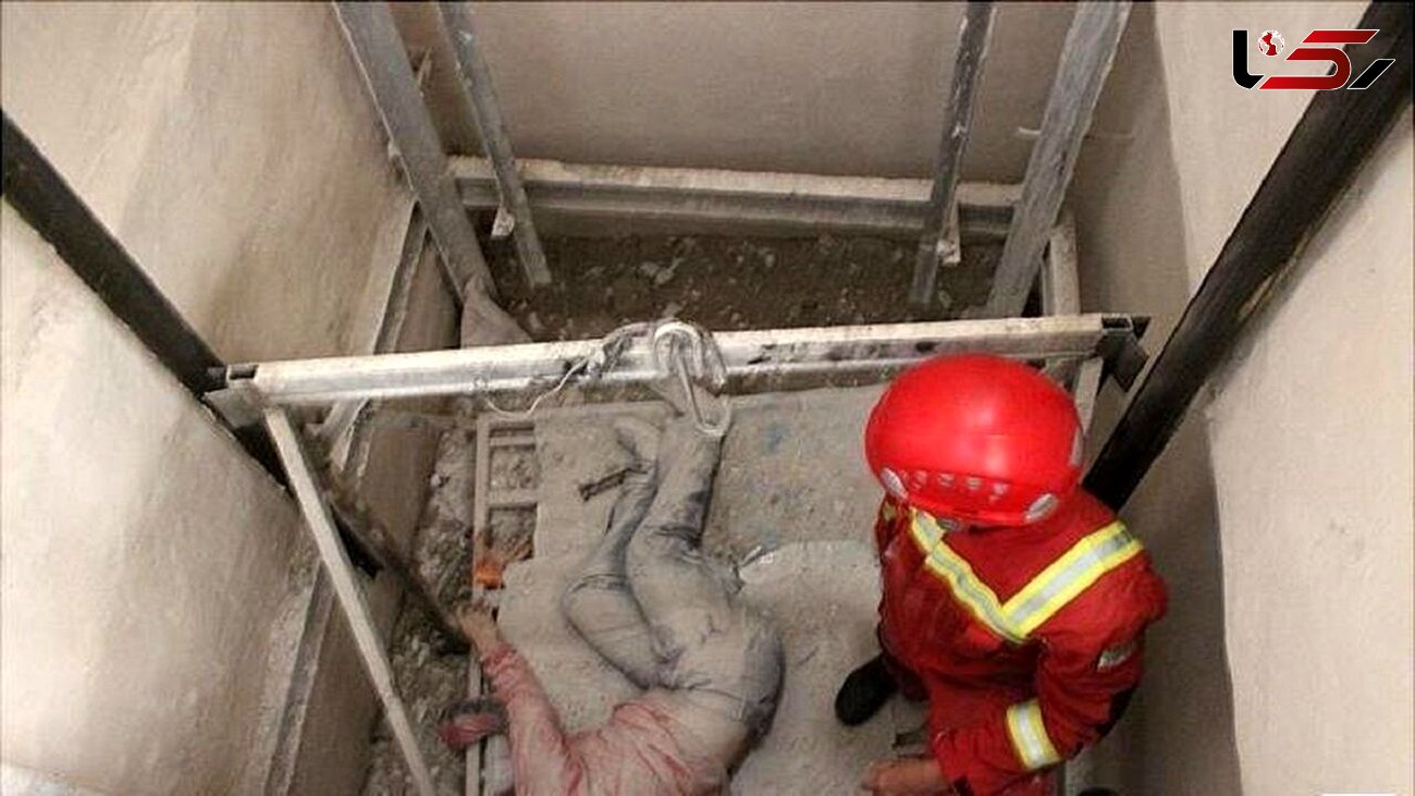 سقوط در چاه آسانسور جان کارگر ساختمانی را گرفت