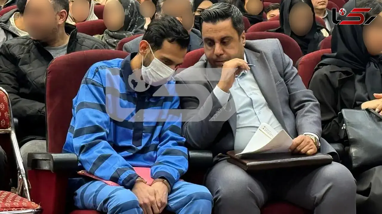 فیلم ورود متهم پرونده کوروش کمپانی به دادگاه / دقایقی قبل رخ داد