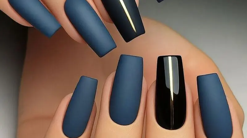 عکس از ناخن مات