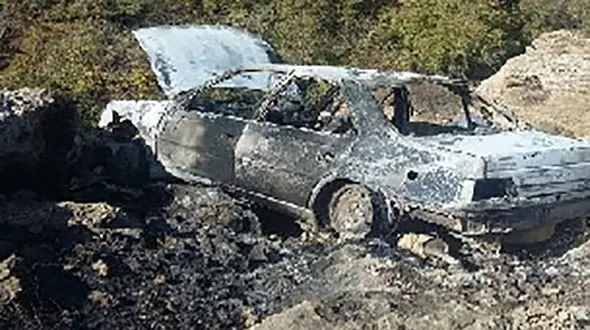 یک زن و 3 مرد معلم جوان را در پژو 405 به آتش کشیدند +عکس