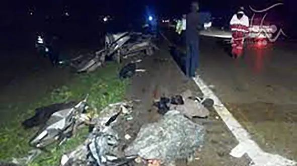 تصادف هولناک اتوبوس مسافربری با پراید در جاده گالیکش + وضعیت مصدومان