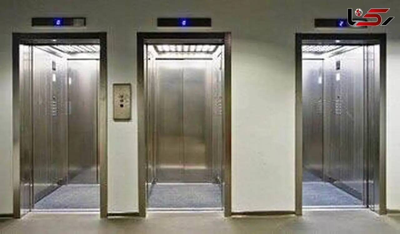 فیلم ترسناک از گیر کردن یک مرد جوان بین در آسانسور !
