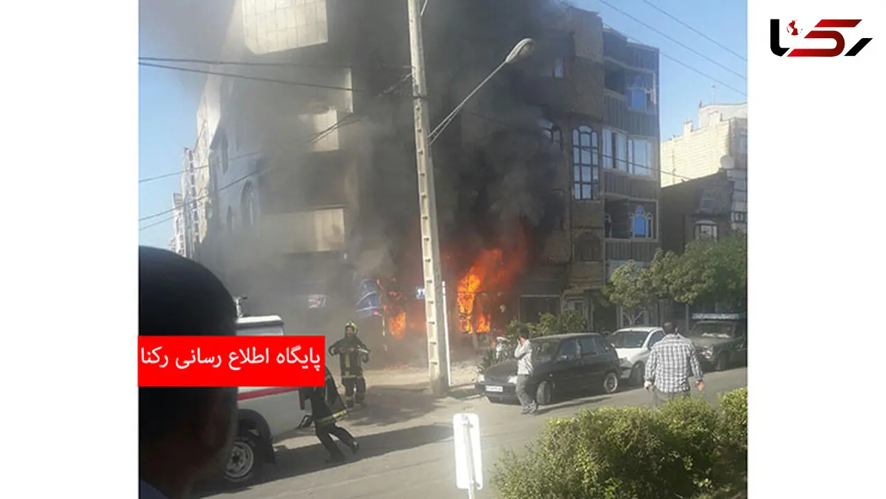 فروشگاه مبلمان  بلوار شفا در آتش خاکستر شد+ عکس