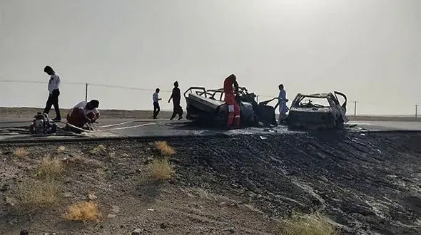  ۱۸ کشته و زخمی در تصادف‌ زنجیره‌ای جنوب استان کرمان + جزییات