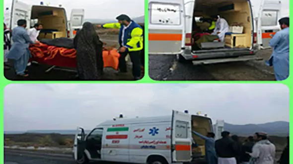 گرفتار شدن زن باردار در طغیان سیل ایرانشهر / همه برای کمک شتافتند
