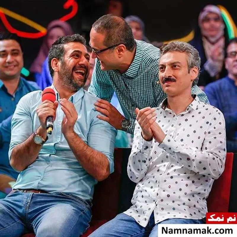 محمد نادری ، رامبد جوان و ارژنگ امیرفضلی در ادابازی خندوانه