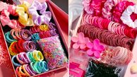 15 مدل باکس گیره مو فانتزی دخترانه؛ زیبایی و نظم در یک قاب