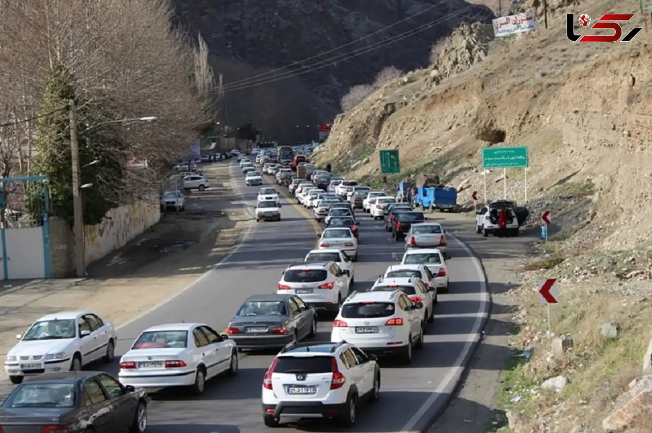 جاده چالوس یک طرفه شد