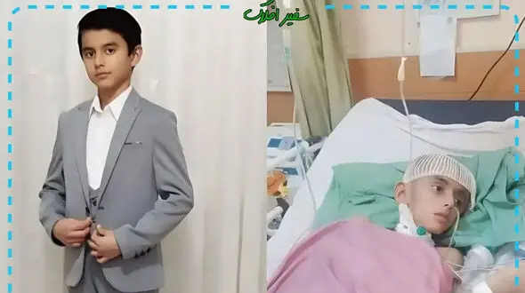 شهادت نوجوان رومشکانی پس از 100 روز کما + عکس دانش آموز 14 ساله