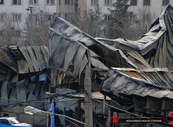 شهرداری تهران «تنها» مقصر آتش سوزی بازارچه جنت / بازارچه ای که قربانی مکاتبات بی نتیجه شد  + فیلم