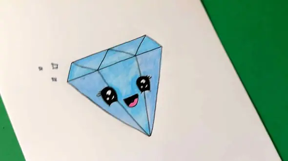 فیلم نقاشی الماس آسان با مداد رنگی