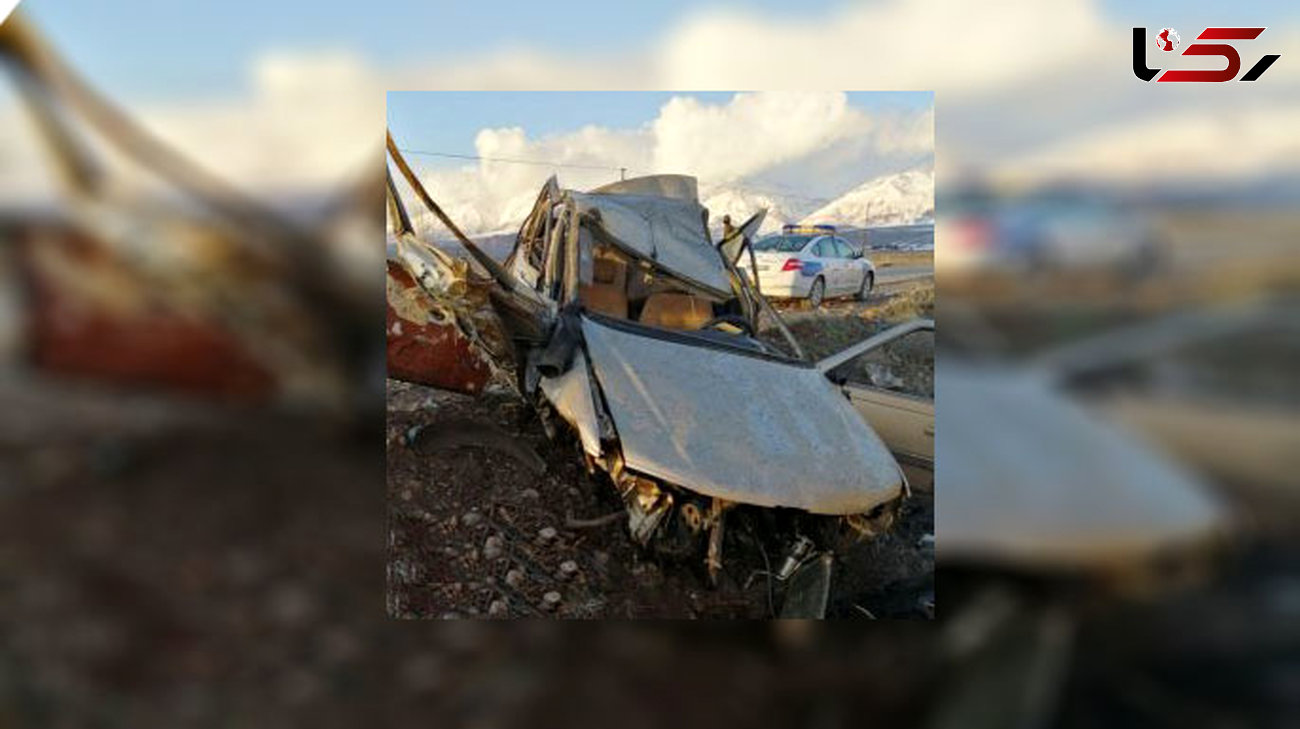دو کشته و یک مصدوم به دنبال واژگونی خودرو پژو ۴۰۵