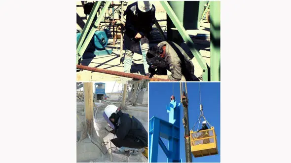 این زن تنها بانوی جوشکار در سایت های صنعتی بزرگ جنوب کشور است +عکس