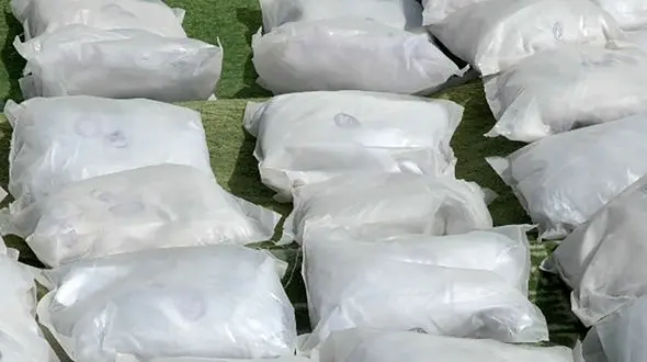 جاسازی ماهرانه 30 کیلو شیشه در تریلر / در کرمان کشف شد