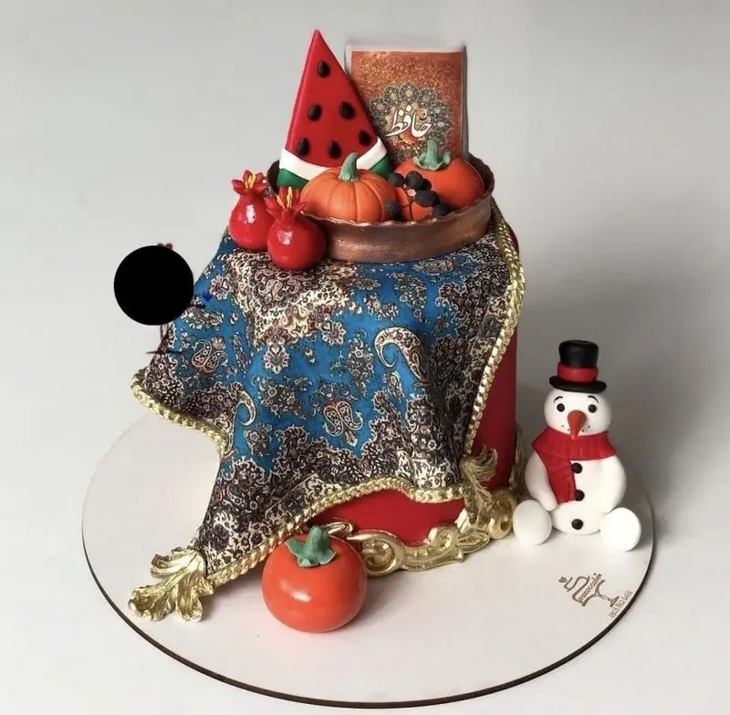 مدل کیک شب یلدا | 30 مدل کیک شب یلدا ۱۴۰۴ برای عروس و مهمانی که میز یلداتو لاکچری و دیدنی میکنه!