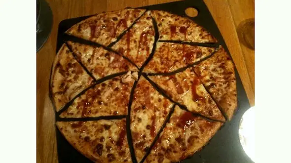 برش پیتزا با فرمول ریاضی + عکس