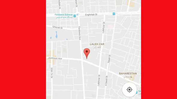 جای خالی پلاسکو در گوگل مپ + عکس 