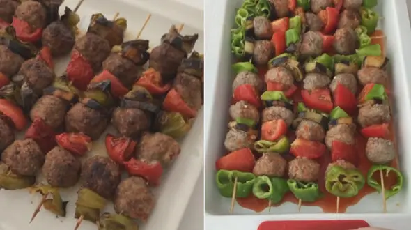 طرز تهیه کباب کوفته ای+فیلم