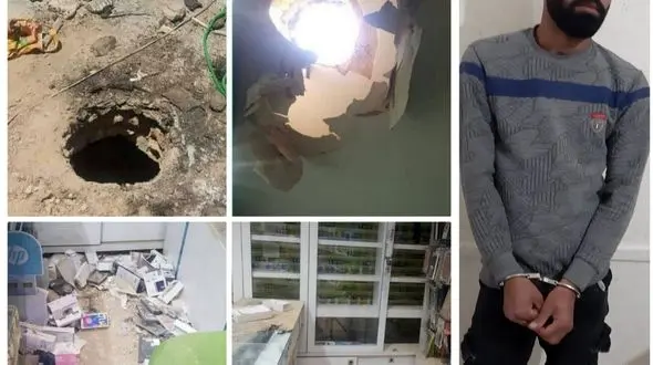 سارق حرفه ای سمنان از سقف موبایل فروشی ها نفوذ می کرد+ تصاویر