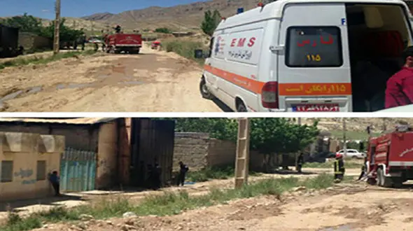 آتش سوزی در انبار کارگاه پنبه زنی حادثه آفرید + عکس 