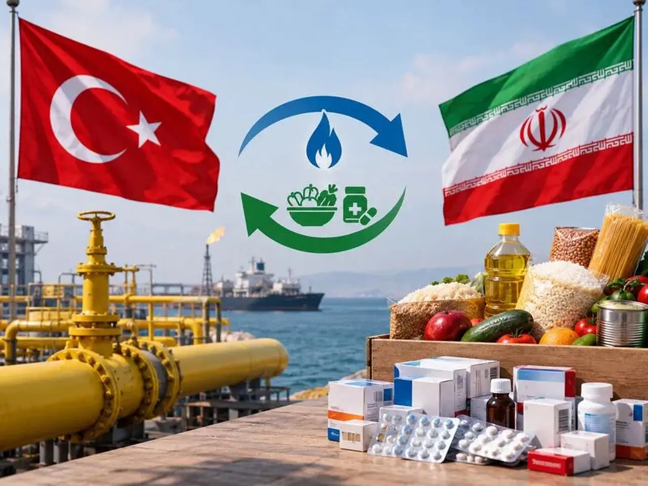 ترکیه در ازای بدهی گاز به ایران، غذا و دارو تحویل می دهد