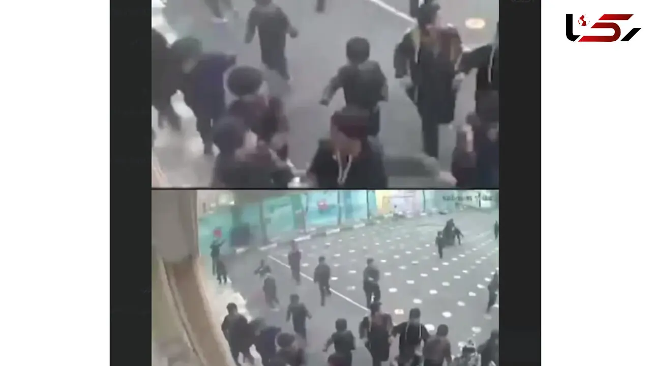 فیلم جگرسوز لحظه شهادت دانش آموز قزوینی در حیاط مدرسه