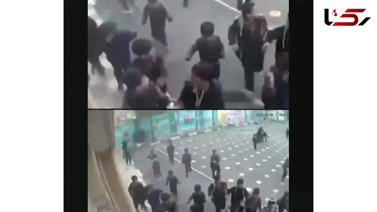 فیلم جگرسوز لحظه شهادت دانش آموز قزوینی در حیاط مدرسه