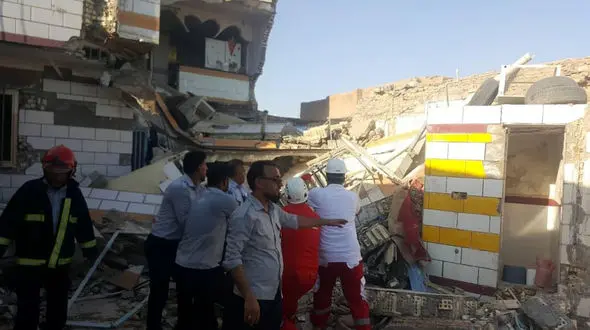 انفجار گاز در سوسنگرد/ یک نفر کشته و 7 نفر مصدوم شدند + عکس 