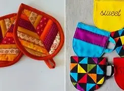 مدل‌ های جذاب دستگیره پارچه‌ ای برای ست آشپزخانه شیک