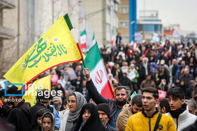 حضور مردم ایران در راهپیماتیی 22 بهمن 1404