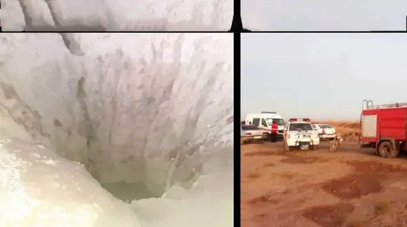 زنده ماندن معجزه آسای زن سیرجانی در چاه / او 3 روز بدون آب و غذا بود + عکس