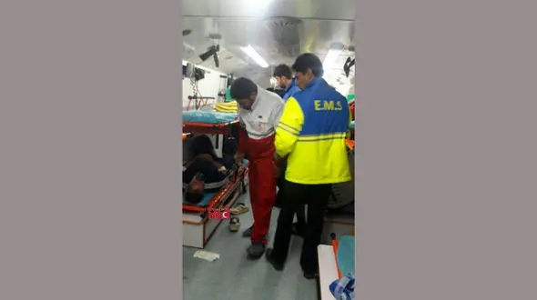 حادثه وحشتناک برای 10 دوچرخه سوار کرمانی 