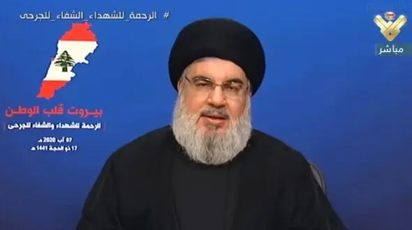    تهدید سیدحسن نصرالله: اگر اسراییل نقشی در انفجار بیروت داشته باشد تاوان سنگینی می‌دهد