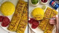 کباب تابه ای با طعم مرغ + فیلم