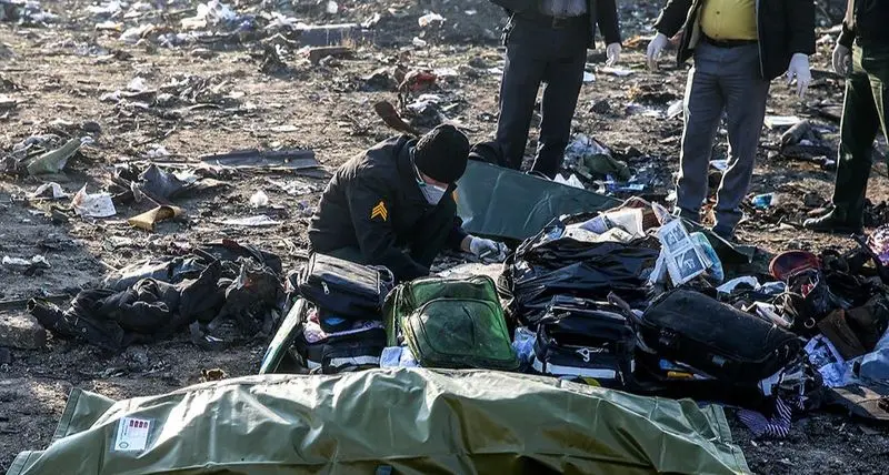 تصاویر : سقوط هواپیمای اوکراینی