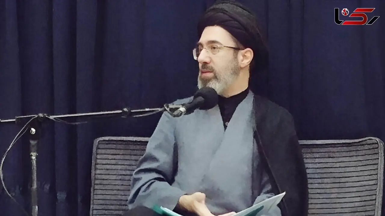 فیلم / صدای آیت الله سید مجتبی حسینی خامنه‌ای فرزند رهبر شهید انقلاب اسلامی ایران