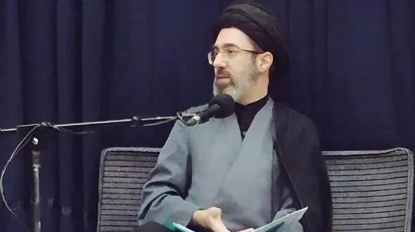 فیلم / صدای آیت الله سید مجتبی حسینی خامنه‌ای فرزند رهبر شهید انقلاب اسلامی ایران
