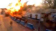 فیلم لحظه انفجار یک خودروی سواری + فیلم