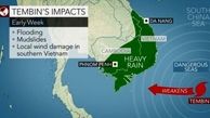 توفان 'تمبین' در جنوب ویتنام سبب تخلیه یک میلیون نفر شد