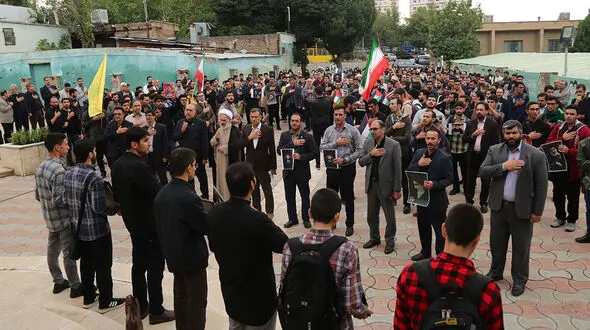 تجمعات دانشجویان و دانشگاهیان در محکومیت ترور سید حسن نصرالله و همبستگی با مردم لبنان + عکس و فیلم