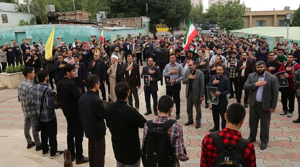 تجمعات دانشجویان و دانشگاهیان در محکومیت ترور سید حسن نصرالله و همبستگی با مردم لبنان + عکس و فیلم