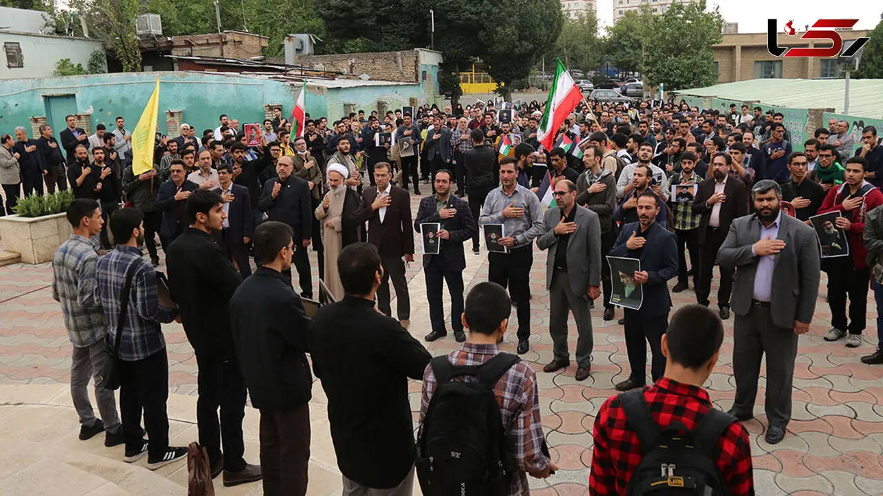 تجمعات دانشجویان و دانشگاهیان در محکومیت ترور سید حسن نصرالله و همبستگی با مردم لبنان + عکس و فیلم
